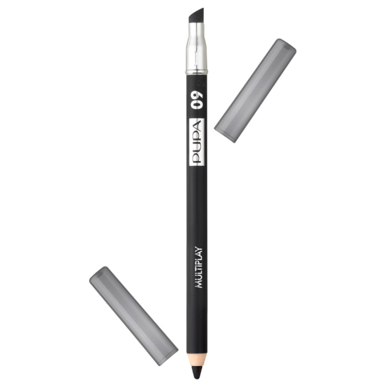 Карандаш для век с аппликатором Multiplay Eye Pencil, 09 Глубокий черный - 1