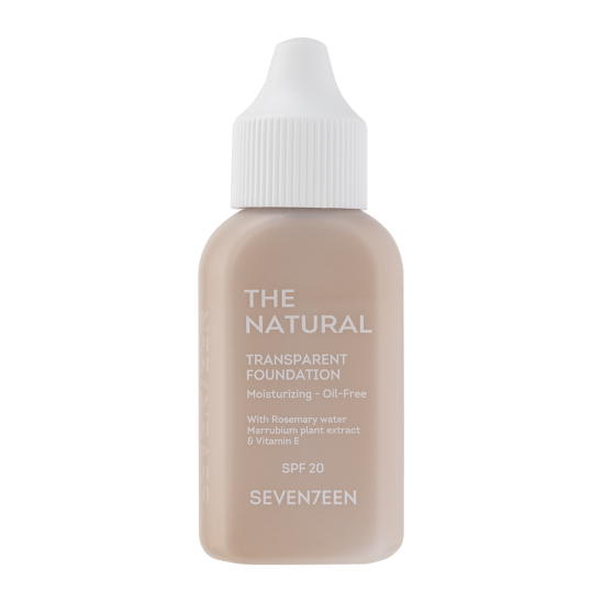 Тональный крем с естественным покрытием The Natural Transparent Foundation, 03 - 1