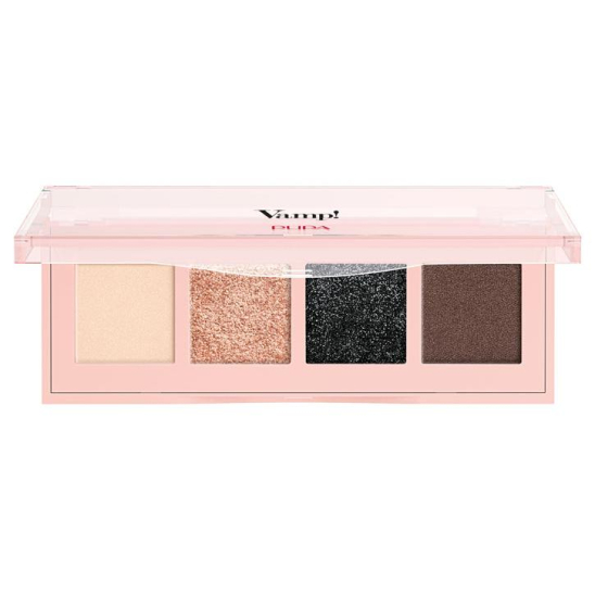 Палетка теней Vamp! 4 Eyeshadow Palette, 006 Глубокий нюд - 1