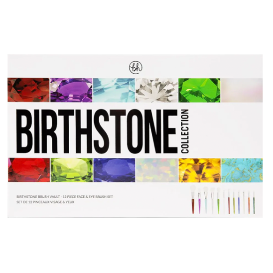 Набор кистей для лица и глаз Birthstone Brush Vault, 12 шт - 2