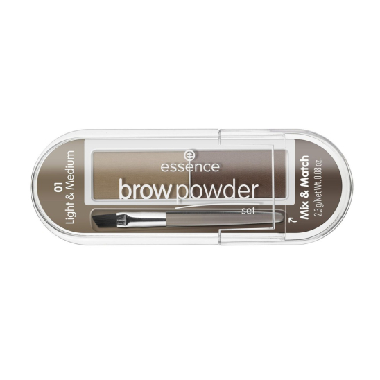 Тени для бровей Brow Powder Set, 01 для блондинок - 1