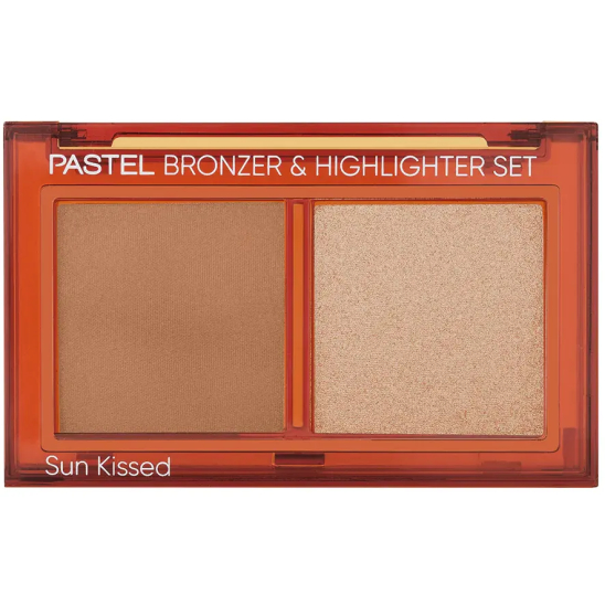 Бронзер и хайлайтер Bronzer & Highlighter Set Sun Kissed, 01 Natural Bronze & Soft Glow - 1