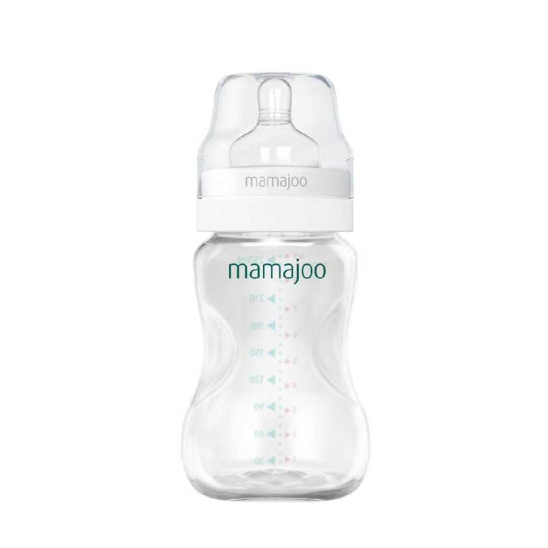 Бутылочка для кормления антиколиковая 6+ Silver Feeding Bottle, 250 мл - 1