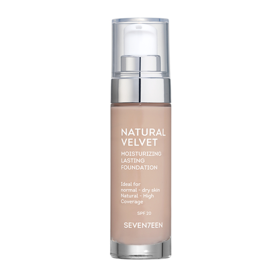 Тональный крем длительного действия Natural Velvet Moisturizing Lasting Foundation, 06 темно-бежевый - 1