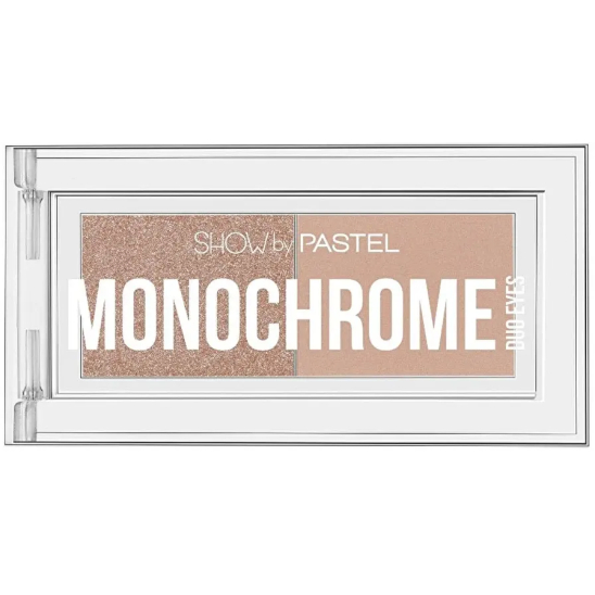 Палетка теней для век Monochrome Duo Eyes, 21 Natural Beauty - 1