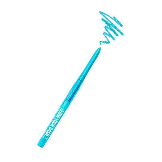 Контур для глаз гелевый Show Your Game Waterproof Gel Eye Pencil, 412 голубой - 2