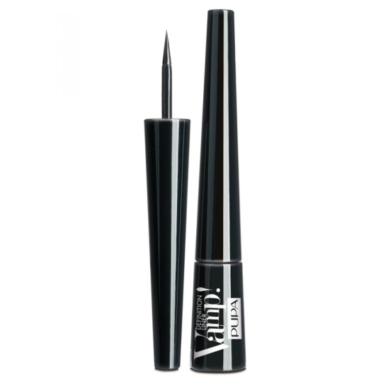 Подводка для глаз с фетровым аппликатором Vamp! Definition Liner, 100 черная - 1