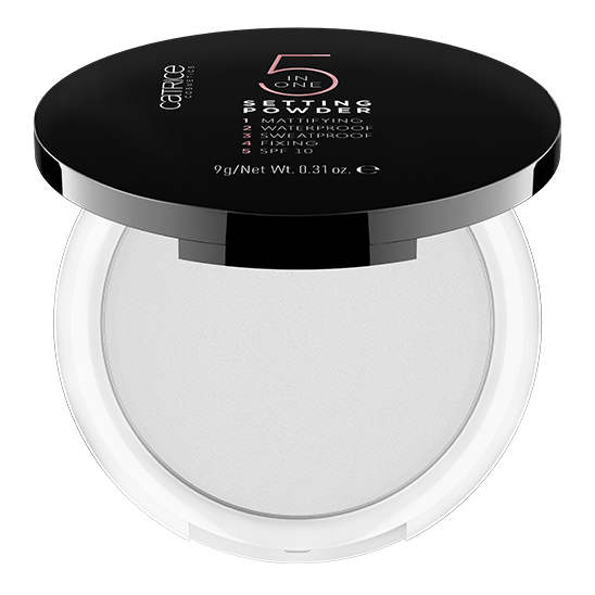 Пудра фиксирующая водостойкая 5 in 1 Setting Powder - 1