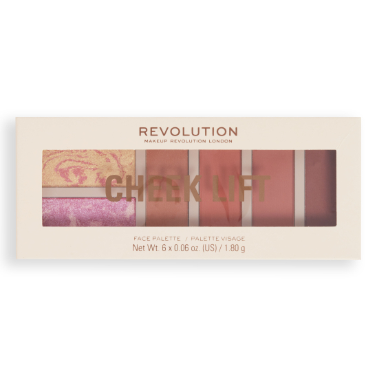 Палетка для макияжа: румяна/хайлайтеры Cheek Lift Palette, Coral Dreaming - 3