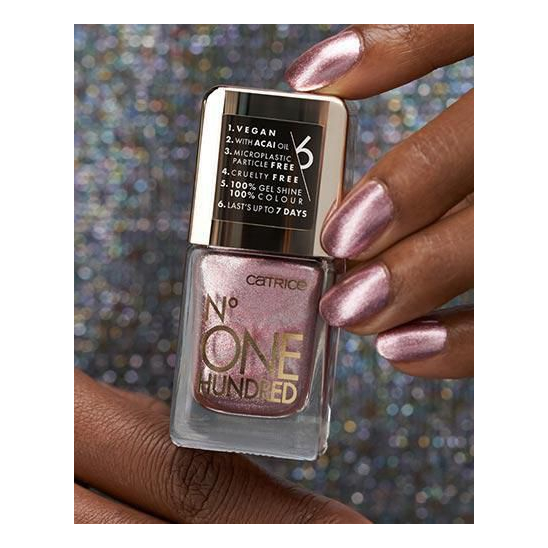 Лак для ногтей IcoNails Gel Lacquer, 100 Party Animal перламутрово-сливовый - 2