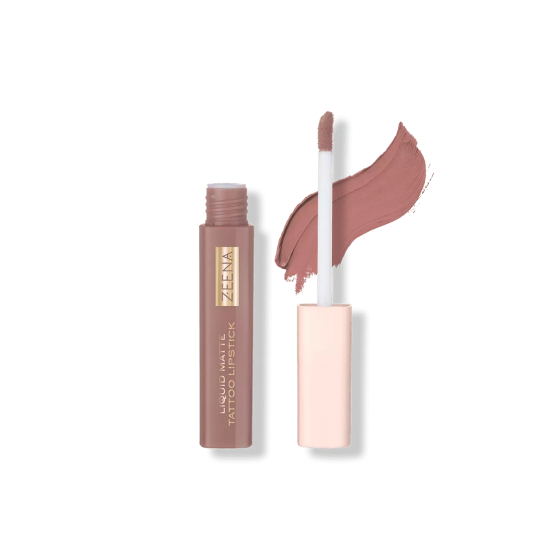 Жидкая губная помада Liquid Matte Tattoo Lipstck, 010 Soft Brown - 1