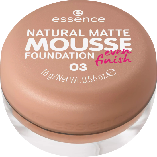 Тональная основа мусс Natural Matte Mousse Foundation, 03 - 1