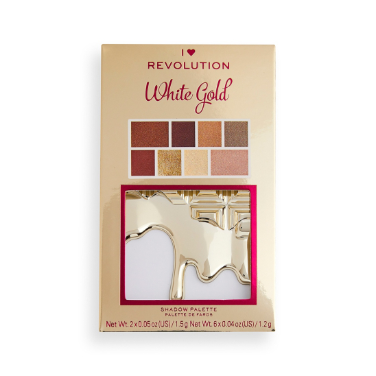 Тени для век Mini Chocolate Palette, White Gold - 3