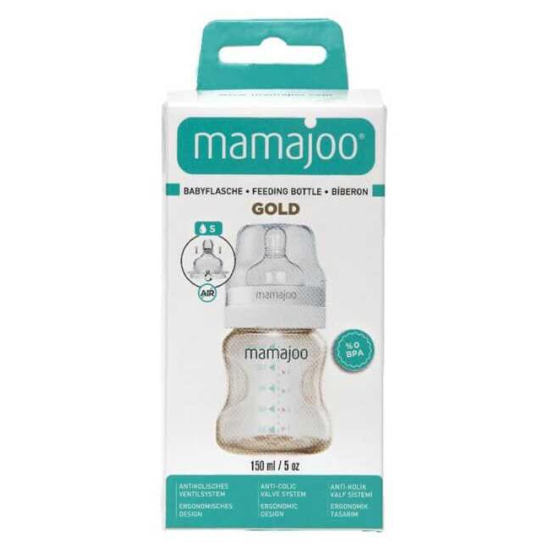 Бутылочка для кормления антиколиковая 0+ Gold Feeding Bottle,150 мл - 3