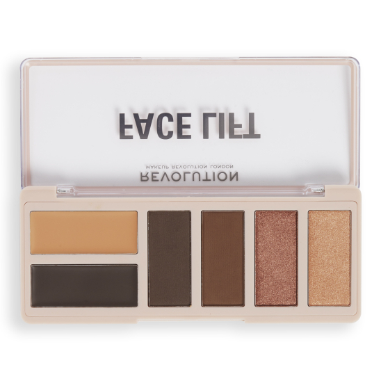 Палетка для макияжа: бронзеры/хайлайтеры Face Lift Palette, Tan to Deep - 2