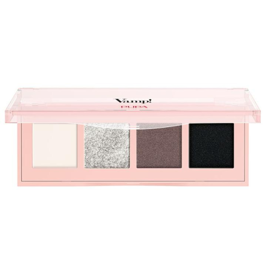 Палетка теней Vamp! 4 Eyeshadow Palette, 005 Насыщенный смоуки - 1