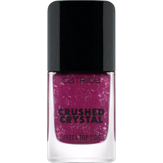 Топовое покрытие для ногтей Crushed Crystal Effect Top Coat, 010 Amethyst Aura - 1