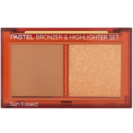 Бронзер и хайлайтер Bronzer & Highlighter Set Sun Kissed, 02 Tan Bronze & Heat Glow - 1