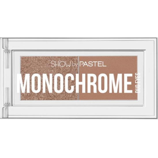 Палетка теней для век Monochrome Duo Eyes, 22 Mocha Latte - 1