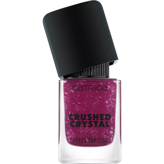 Топовое покрытие для ногтей Crushed Crystal Effect Top Coat, 010 Amethyst Aura - 2