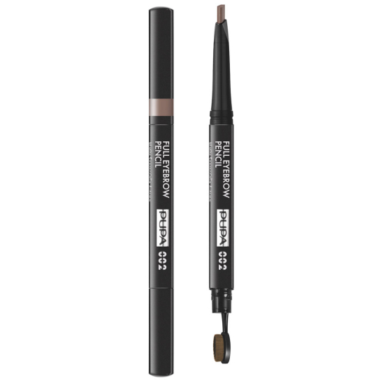 Карандаш для бровей Full Eyebrow Pencil, 002 Коричневый - 1