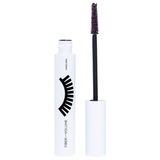 Тушь для ресниц фибровая с эффектом объема Fiber-Volume Mascara, 04 сливовый - 1