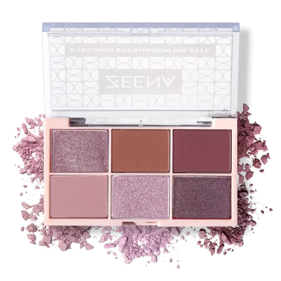 Палетка теней Eyeconic Eyeshadow Palette, 020 Vibrant Amethyst - 1