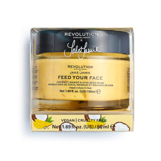 Маска увлажняющая X Jake Jamie Feed your face Coconut, Mango & Chia Seed Mask - 4