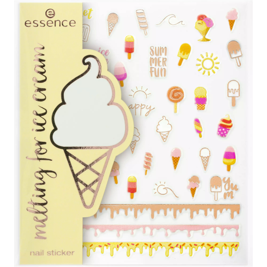 Melting for ice cream Стикеры для ногтей nail sticker - 1