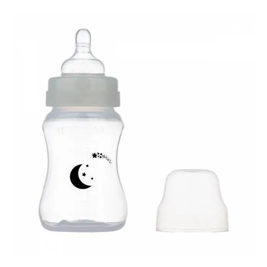 Бутылочка для кормления антиколиковая 6 м+ День и Ночь Night&Day Feeding Bottle , 270 мл - 3