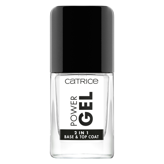 Базовое и верхнее покрытие для ногтей 2 в 1 Power Gel 2in1 Base & Top Coat, прозрачный - 1