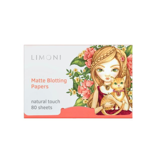 Салфетки матирующие для лица Matte Blotting Papers Pink, 80 шт - 1