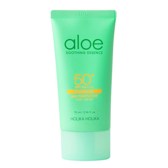 Солнцезащитный крем с алоэ Aloe Waterproof Sun Cream SPF 50+ PA ++++ - 1