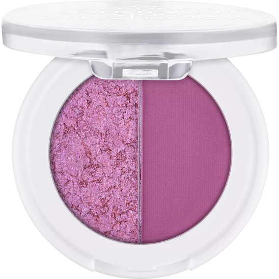 Тени для век двойные Soft Touch Duo Eyeshadow, 02 Berry Crush - 2